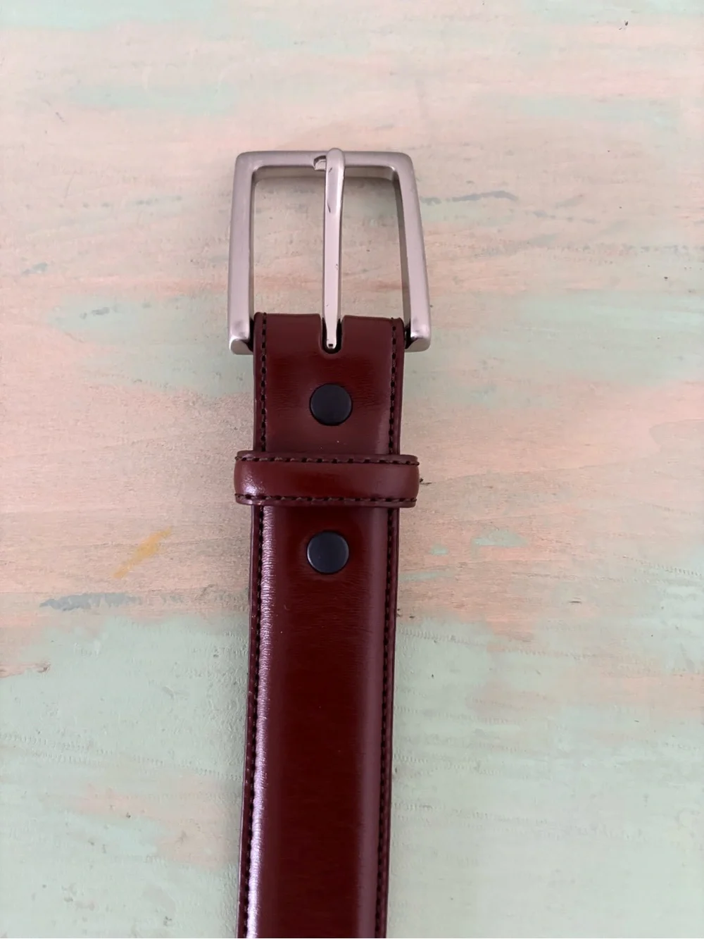 Torino Leather Co Men’s Brown Aniline Kipskin Dress Belt Size 42 USA